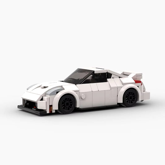 206Pcs 350Z Moc Speed Champions Racer Cars City Sports Vehicle Building Blocks Creative Garage Toys for Boys