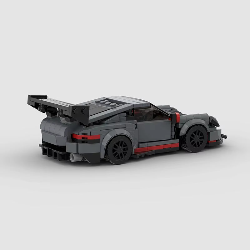 MOC Technical Racing Sports Car Vehicle Speed Champion Racer Building Blocks Brick Creative Garage Toys for Boys Gift