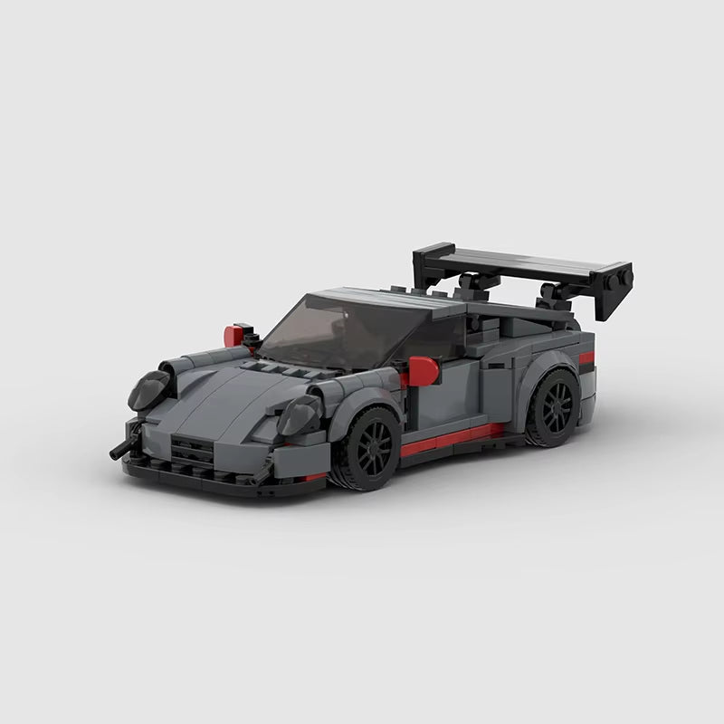 MOC Technical Racing Sports Car Vehicle Speed Champion Racer Building Blocks Brick Creative Garage Toys for Boys Gift